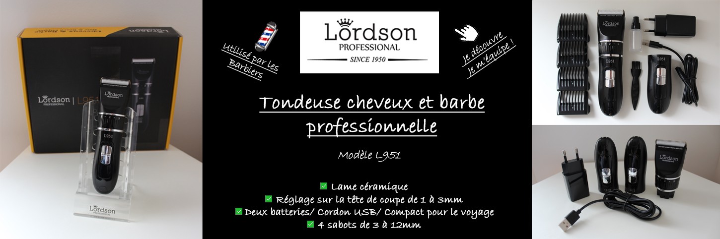 Tondeuse cheveux et barbe professionnelle L951 